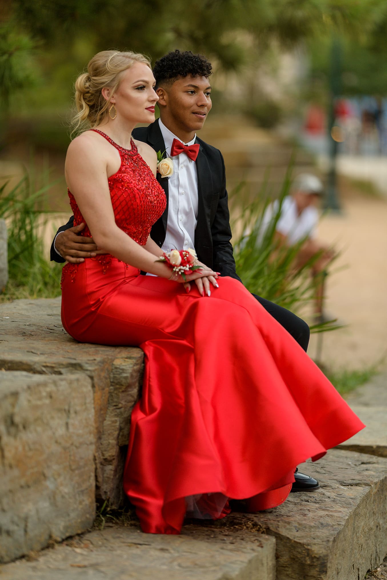 Buy Prom Couple Red Dress In Stock